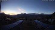Archived webcam image showing Rosswald top station on 22 Oct 2026 at 18:34