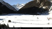 Archived webcam image showing Cogne Gran Paradiso View over the valley on Feb 26, 2026 at 10:10 AM
