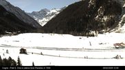Archived webcam image showing Cogne Gran Paradiso View over the valley on Feb 26, 2026 at 12:10 PM