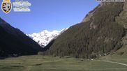Archived webcam image showing Cogne Gran Paradiso View over the valley on 25 May 2026 at 08:18