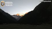 Archived webcam image showing Cogne Gran Paradiso View over the valley on 18 Jun 2026 at 06:41