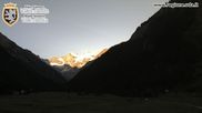 Archived webcam image showing Cogne Gran Paradiso View over the valley on 18 Jun 2026 at 07:41