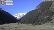 Archived webcam image showing Cogne Gran Paradiso View over the valley on 18 Jun 2026 at 08:41