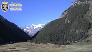 Archived webcam image showing Cogne Gran Paradiso View over the valley on 12 Jul 2026 at 08:05