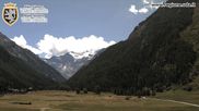 Archived webcam image showing Cogne Gran Paradiso View over the valley on 12 Jul 2026 at 14:05
