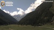 Archived webcam image showing Cogne Gran Paradiso View over the valley on 3 Aug 2026 at 12:11