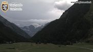 Archived webcam image showing Cogne Gran Paradiso View over the valley on 3 Aug 2026 at 16:11