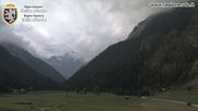Archived webcam image showing Cogne Gran Paradiso View over the valley on 18 Sep 2026 at 10:17