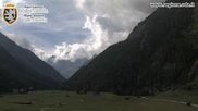 Archived webcam image showing Cogne Gran Paradiso View over the valley on 18 Sep 2026 at 12:17