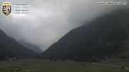 Archived webcam image showing Cogne Gran Paradiso View over the valley on 30 Sep 2026 at 12:04