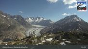 Archiviertes Webcam Bild: Aletsch Arena: Riederalp Moosfluh am 28.05.2026 um 09:56 Uhr