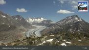 Archiviertes Webcam Bild: Aletsch Arena: Riederalp Moosfluh am 28.05.2026 um 11:56 Uhr