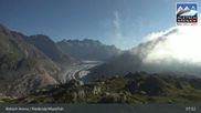 Archived webcam image showing Aletsch Arena - Webcam Riederalp on 2 Jul 2026 at 08:17