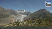 Archived webcam image showing Aletsch Arena - Webcam Riederalp on 12 Jul 2026 at 11:03