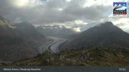 Archiviertes Webcam Bild: Aletsch Arena: Riederalp Moosfluh am 18.08.2026 um 08:17 Uhr