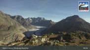 Archiviertes Webcam Bild: Aletsch Arena: Riederalp Moosfluh am 24.09.2026 um 09:54 Uhr