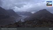 Archived webcam image showing View Riederalp Moosfluh on 5 Oct 2026 at 01:13