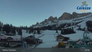 Archiviertes Webcam Bild: Carezza: Talstation Paolina am 26 Feb 2026 um 07:35 Uhr
