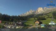 Archived webcam image showing Carezza: Paolina Base Station on 12 Jul 2026 at 19:07