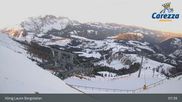 Archiviertes Webcam Bild: Carezza: Kölner Hütte und Bergstation König Laurin am 26 Feb 2026 um 08:06 Uhr