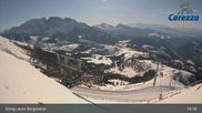 Archiviertes Webcam Bild: Carezza: Kölner Hütte und Bergstation König Laurin am 26 Feb 2026 um 15:06 Uhr