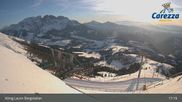 Archiviertes Webcam Bild: Carezza: Kölner Hütte und Bergstation König Laurin am 26 Feb 2026 um 17:23 Uhr