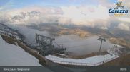 Archiviertes Webcam Bild: Carezza: Kölner Hütte und Bergstation König Laurin am 17.04.2026 um 09:00 Uhr