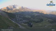 Archived webcam image showing Carezza: Mountain hut "Kölner Hütte" on 7 Jun 2026 at 07:29