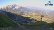 Archived webcam image showing Carezza: Mountain hut "Kölner Hütte" on 12 Jul 2026 at 09:22