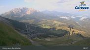 Archived webcam image showing Carezza: Mountain hut "Kölner Hütte" on 2 Aug 2026 at 09:08