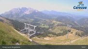 Archived webcam image showing Carezza: Mountain hut "Kölner Hütte" on 2 Aug 2026 at 11:08