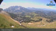 Archiviertes Webcam Bild: Carezza: Kölner Hütte und Bergstation König Laurin am 26.08.2026 um 13:34 Uhr