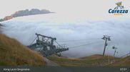 Archiviertes Webcam Bild: Carezza: Kölner Hütte und Bergstation König Laurin am 10.10.2026 um 08:42 Uhr