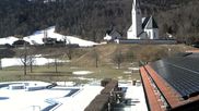 Archived webcam image showing Kreuth - Church St. Leonhard on 26 Feb 2026 at 12:54