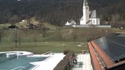 Archived webcam image showing Kreuth - Church St. Leonhard on 6 Apr 2026 at 12:41