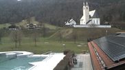 Archived webcam image showing Kreuth - Church St. Leonhard on 6 Apr 2026 at 16:41