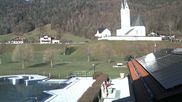 Archived webcam image showing Kreuth - Church St. Leonhard on 8 Apr 2026 at 08:37