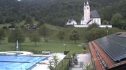 Archived webcam image showing Kreuth - Church St. Leonhard on 20 May 2026 at 06:01