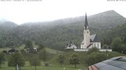 Archived webcam image showing Kreuth - Church St. Leonhard on 20 May 2026 at 08:01