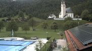 Archived webcam image showing Kreuth - Church St. Leonhard on 20 May 2026 at 14:01