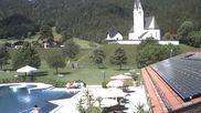 Archived webcam image showing Kreuth - Church St. Leonhard on 28 May 2026 at 10:38
