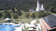 Archived webcam image showing Kreuth - Church St. Leonhard on 4 Jul 2026 at 12:47