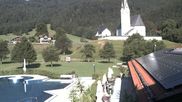 Archived webcam image showing Kreuth - Church St. Leonhard on 12 Jul 2026 at 08:20