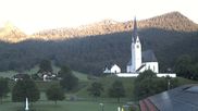 Archived webcam image showing Kreuth - Church St. Leonhard on 28 Jul 2026 at 06:07
