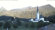 Archived webcam image showing Kreuth - Church St. Leonhard on 28 Jul 2026 at 07:07