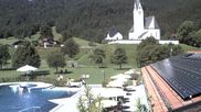 Archived webcam image showing Kreuth - Church St. Leonhard on 28 Jul 2026 at 10:07