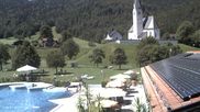 Archived webcam image showing Kreuth - Church St. Leonhard on 28 Jul 2026 at 12:07