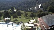 Archived webcam image showing Kreuth - Church St. Leonhard on 28 Jul 2026 at 16:07