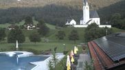 Archived webcam image showing Kreuth - Church St. Leonhard on 6 Aug 2026 at 07:48