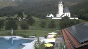 Archived webcam image showing Kreuth - Church St. Leonhard on 6 Aug 2026 at 08:48